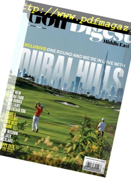 Golf Digest Middle East – October 2018 Cover