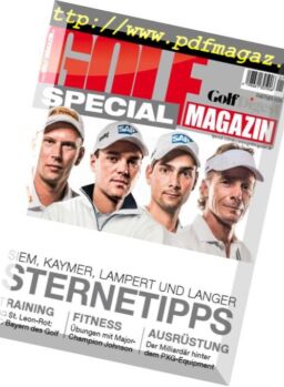 Golf Magazin Special – Oktober 2016