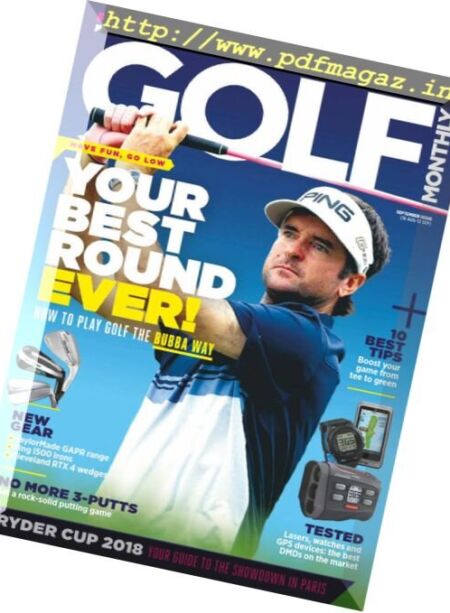 Golf Monthly UK – September 2018 Cover