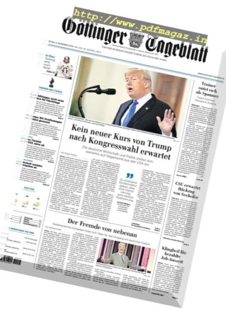 GOttinger Tageblatt – November 2018 Cover