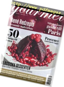 Gourmet Sverige – maj 2016