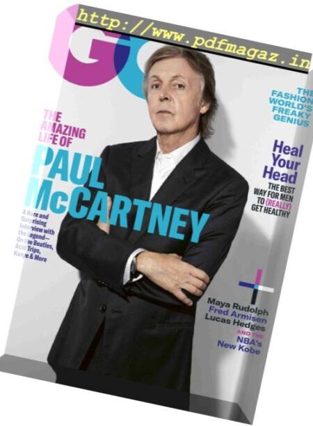 GQ USA – October 2018 Cover