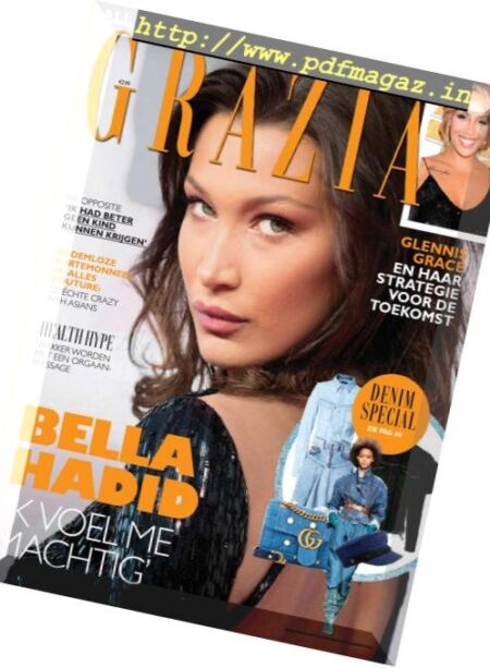 Grazia Netherlands – 19 september 2018 Cover