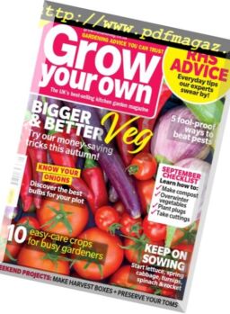Grow Your Own – September 2018