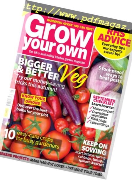 Grow Your Own – September 2018 Cover