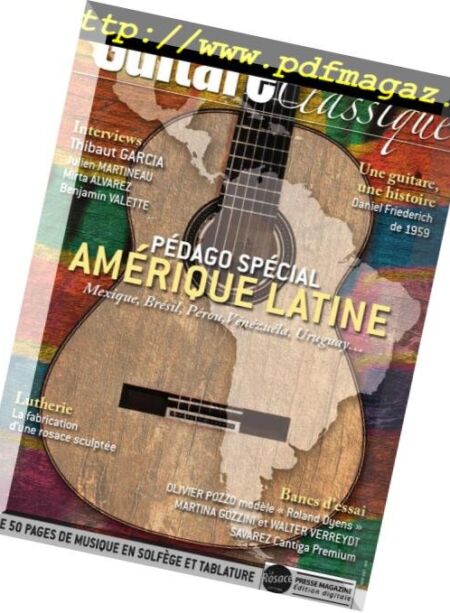 Guitare Classique – decembre 2018 Cover