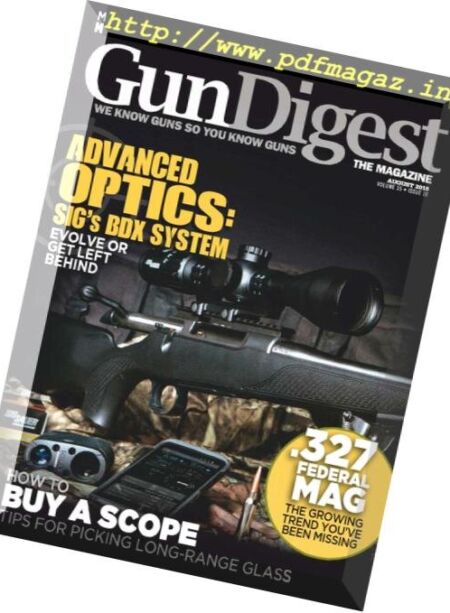 Gun Digest – August 2018 Cover