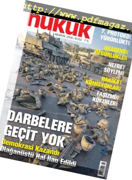 Guncel Hukuk – Agustos 2016 Cover
