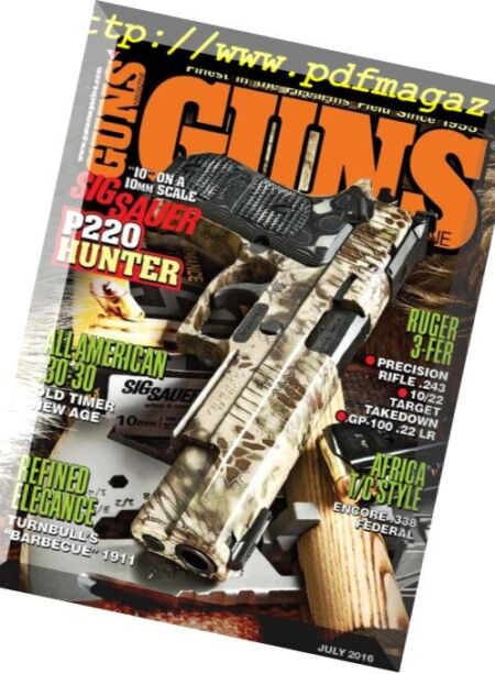 Guns Magazine – July 2016 Cover