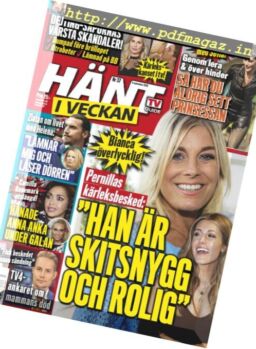 Hant i Veckan – 05 september 2018