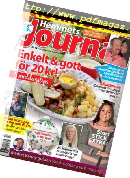 Hemmets Journal – 11 oktober 2018 Cover