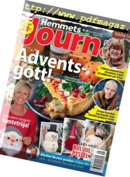 Hemmets Journal – 29 november 2018