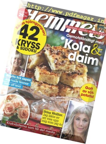 Hemmets Veckotidning – 09 oktober 2018 Cover