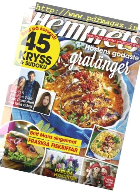 Hemmets Veckotidning – 13 november 2018 Cover