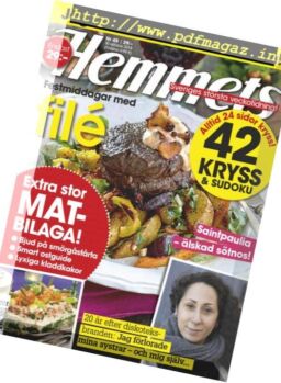 Hemmets Veckotidning – 30 oktober 2018
