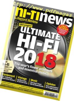Hi-Fi News – Yearbook 2018
