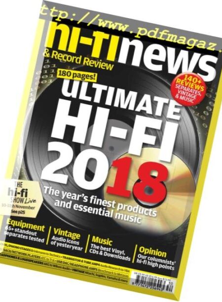 Hi-Fi News – Yearbook 2018 Cover