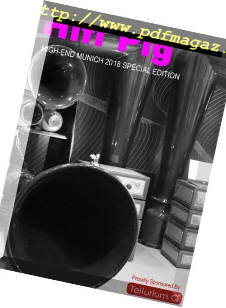 Hifi Pig Special Edition – High End Munich 2018 Cover