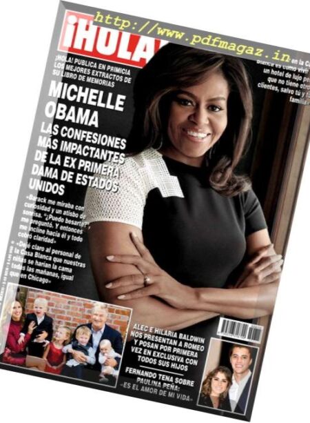 Hola! Mexico – noviembre 22, 2018 Cover