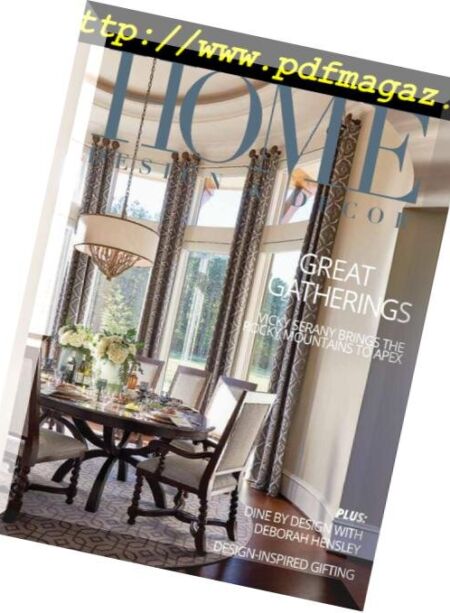 Home Design & Decor Triangle – December 2018 Cover