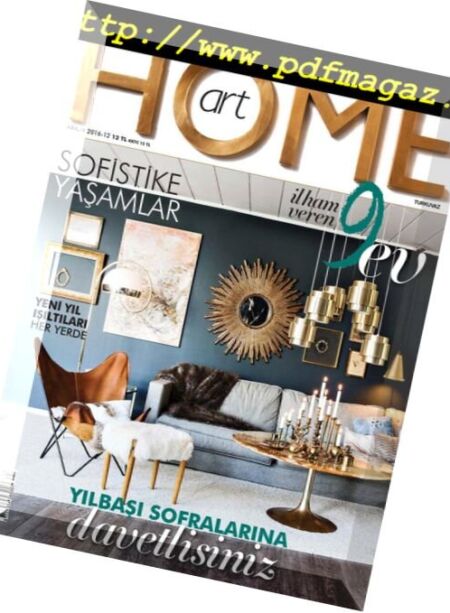 HomeArt – Aralik 2016 Cover