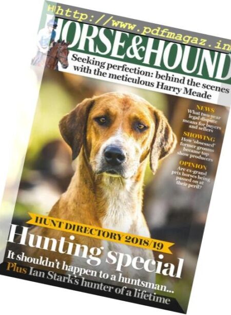 Horse & Hound – 25 October 2018 Cover