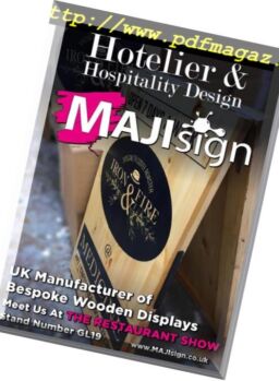Hotelier & Hospitality Design – October 2018