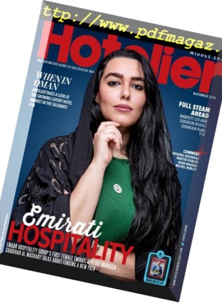 Hotelier Middle East – November 2018 Cover