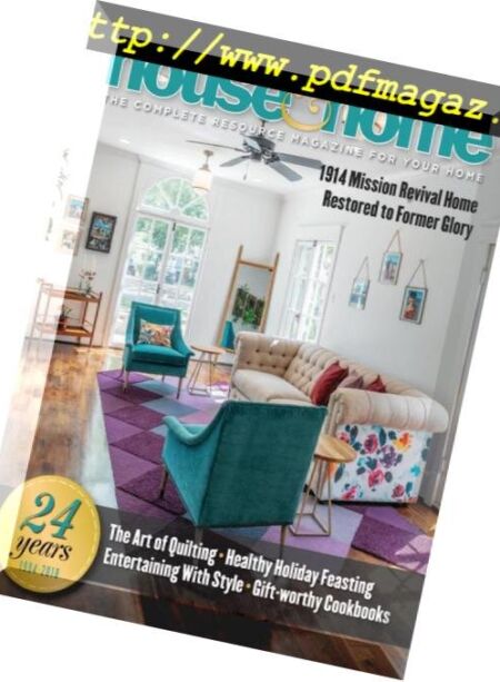 Houston House & Home – November 2018 Cover