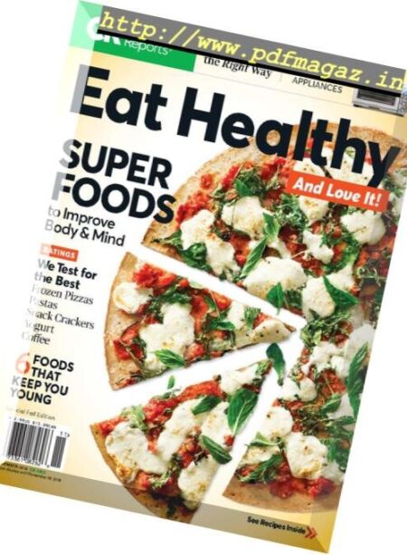 How to Eat Healthy and Love it, Too! – November 2018 Cover