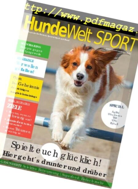 HundeWelt Sport – Nr.4, 2018 Cover