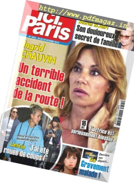 Ici Paris – 24 octobre 2018 Cover