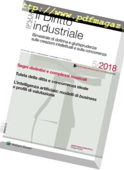 Il Diritto Industriale – Ottobre 2018
