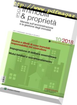 Immobili & proprieta – Ottobre 2018