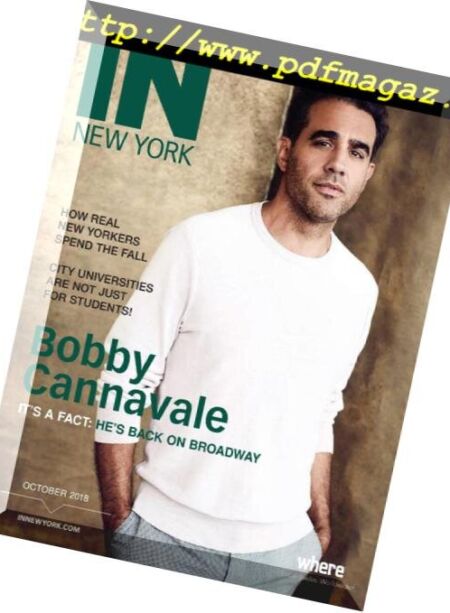 IN New York – October 2018 Cover