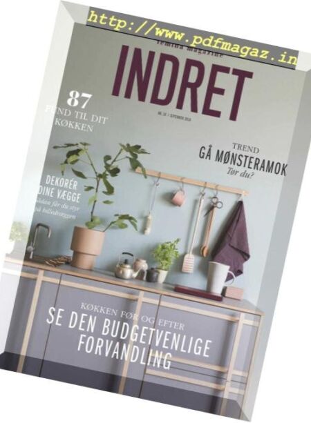 Indret by Femina – september 2018 Cover