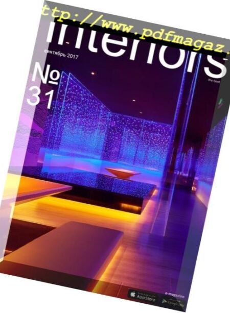 Interiors Russia – September 2017 Cover