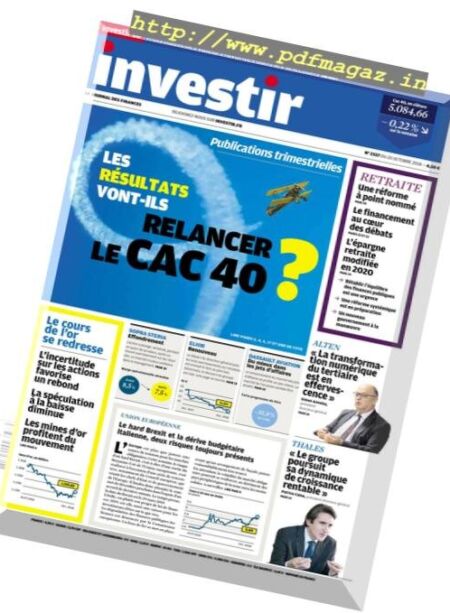 Investir – 20 Octobre 2018 Cover