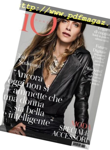 Io Donna del Corriere della Sera – 06 ottobre 2018 Cover