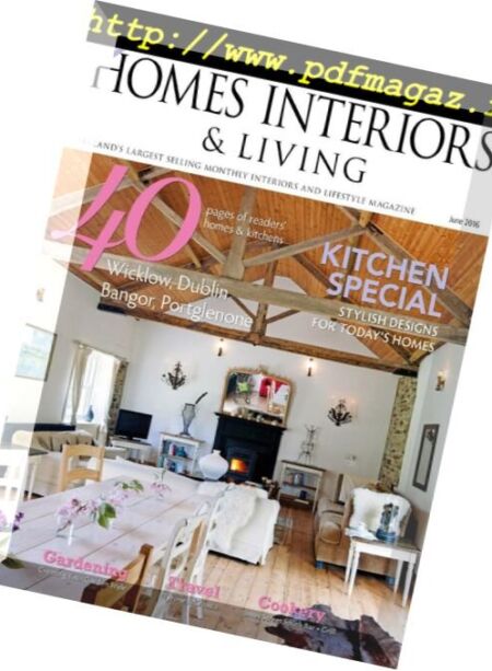 Ireland’s Homes Interiors & Living – June 2016 Cover