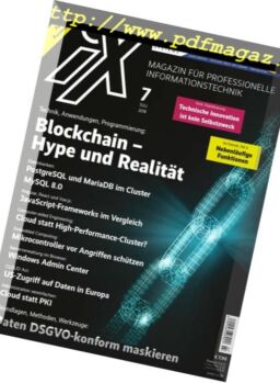 iX Magazin – Juli 2018