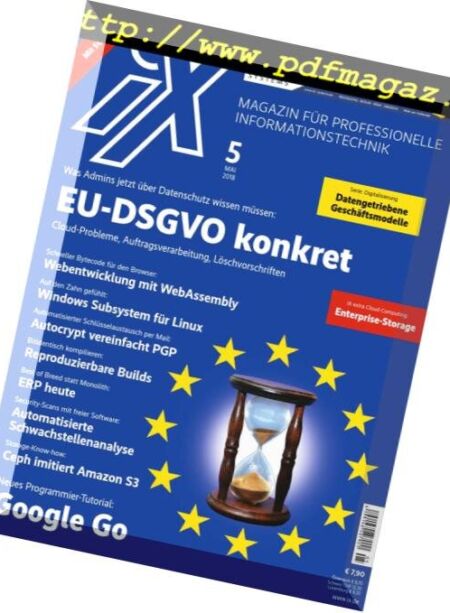 iX Magazin – Mai 2018 Cover