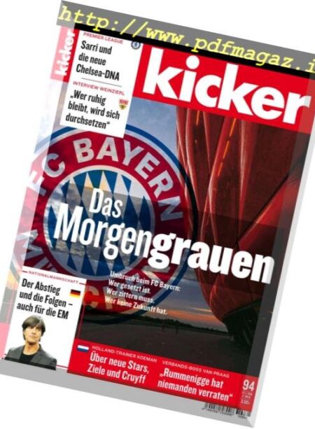 Kicker – 19 November 2018 Cover