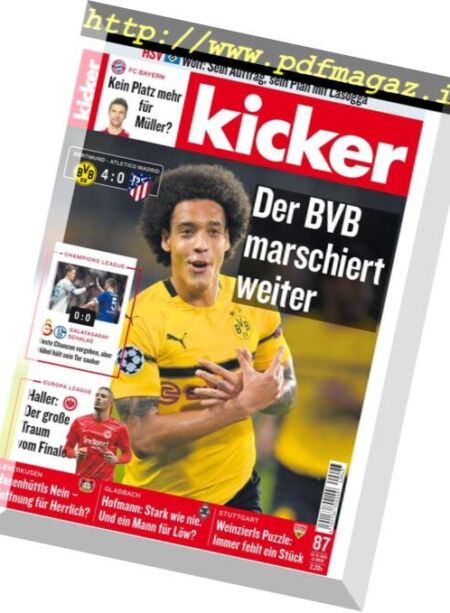 Kicker – 25 Oktober 2018 Cover