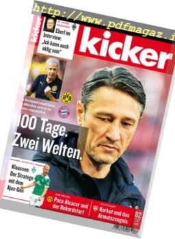 Kicker – 8 Oktober 2018