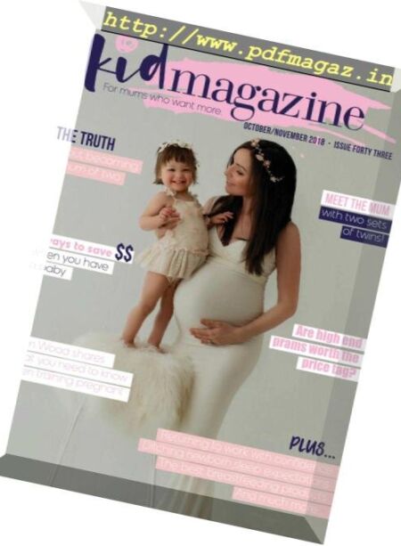 Kid Magazine – October 2018 Cover