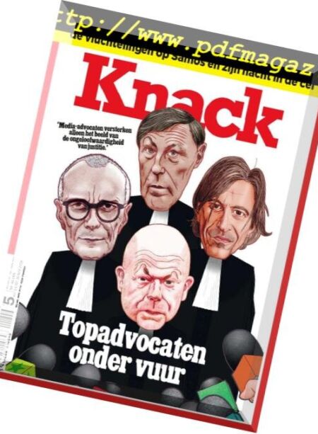 Knack Belgium – 14 November 2018 Cover