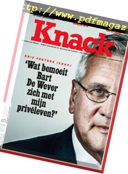 Knack Belgium – 3 Oktober 2018 Cover