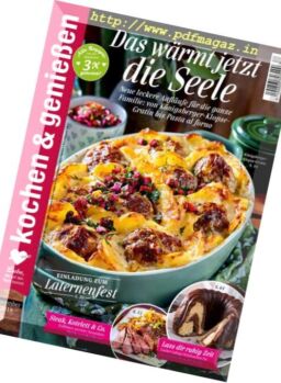 Kochen & Geniessen – November 2018