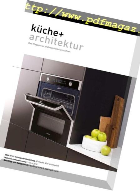 Kuche+Architektur – Marz 2018 Cover